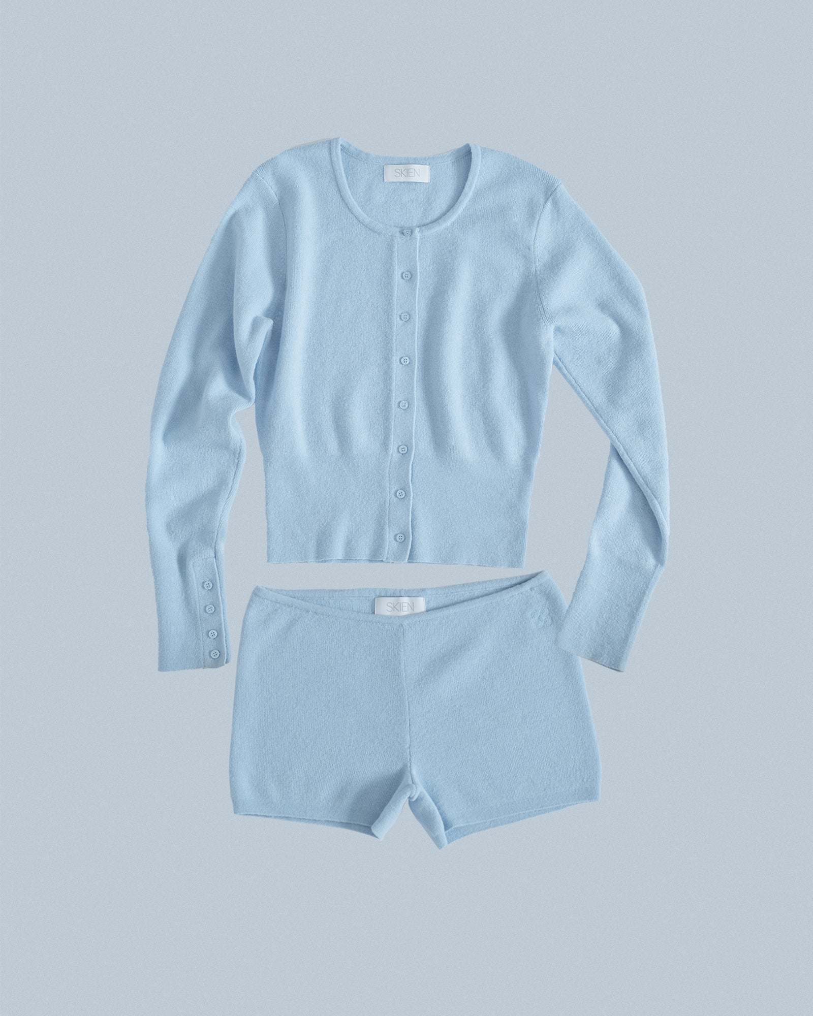 Cardigan Set - Ice Blue