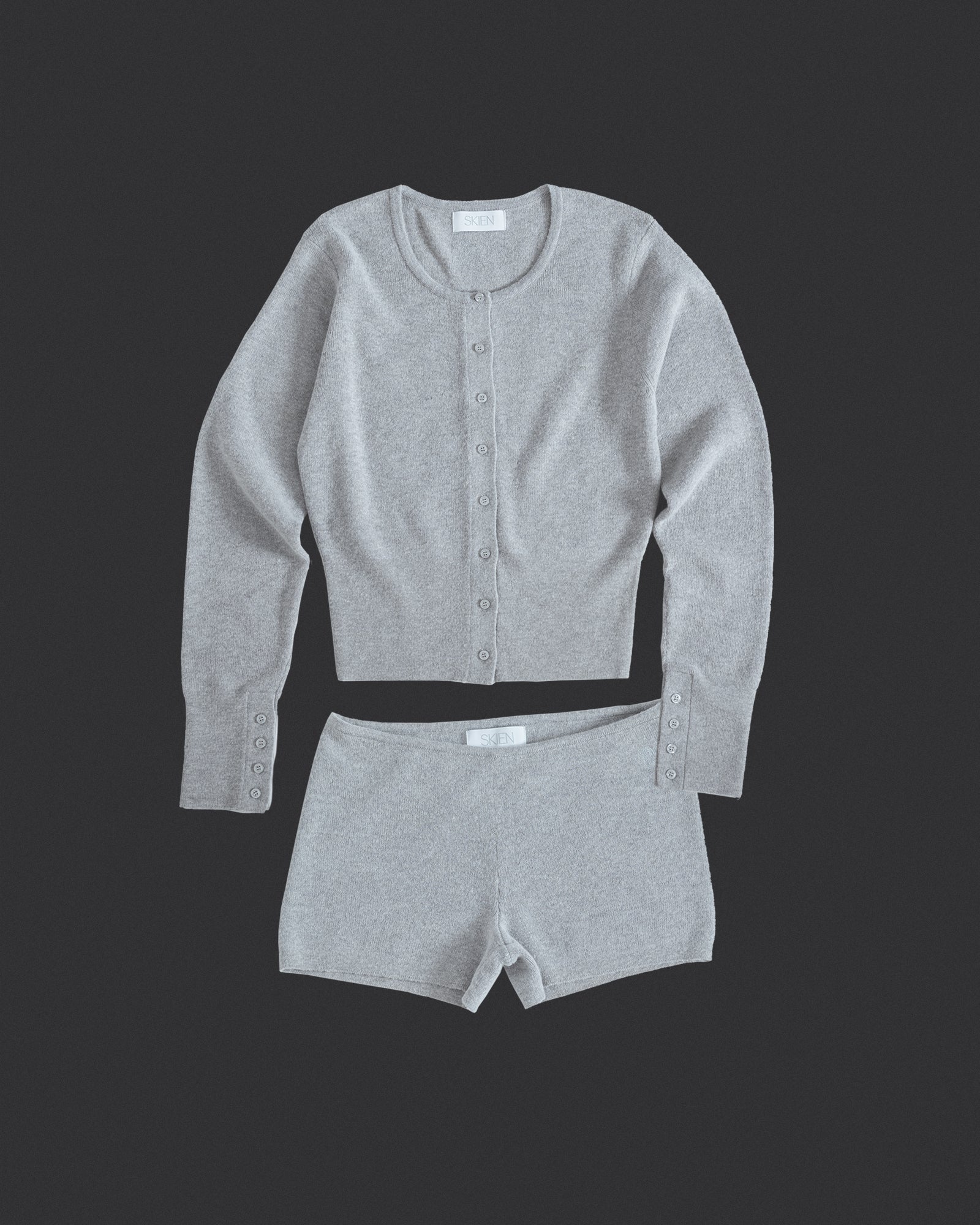 Cardigan Set - Stone