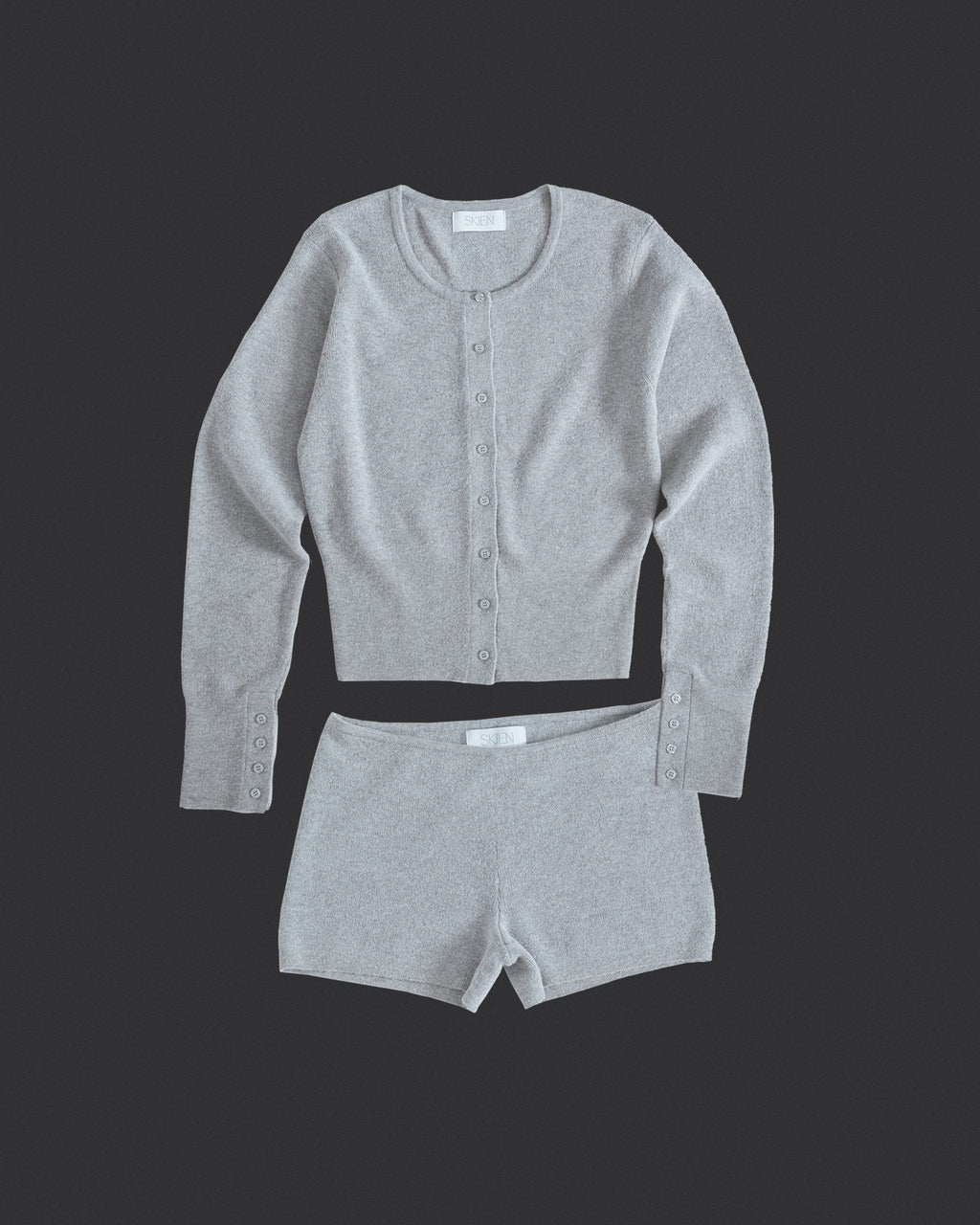 Cardigan Set - Stone