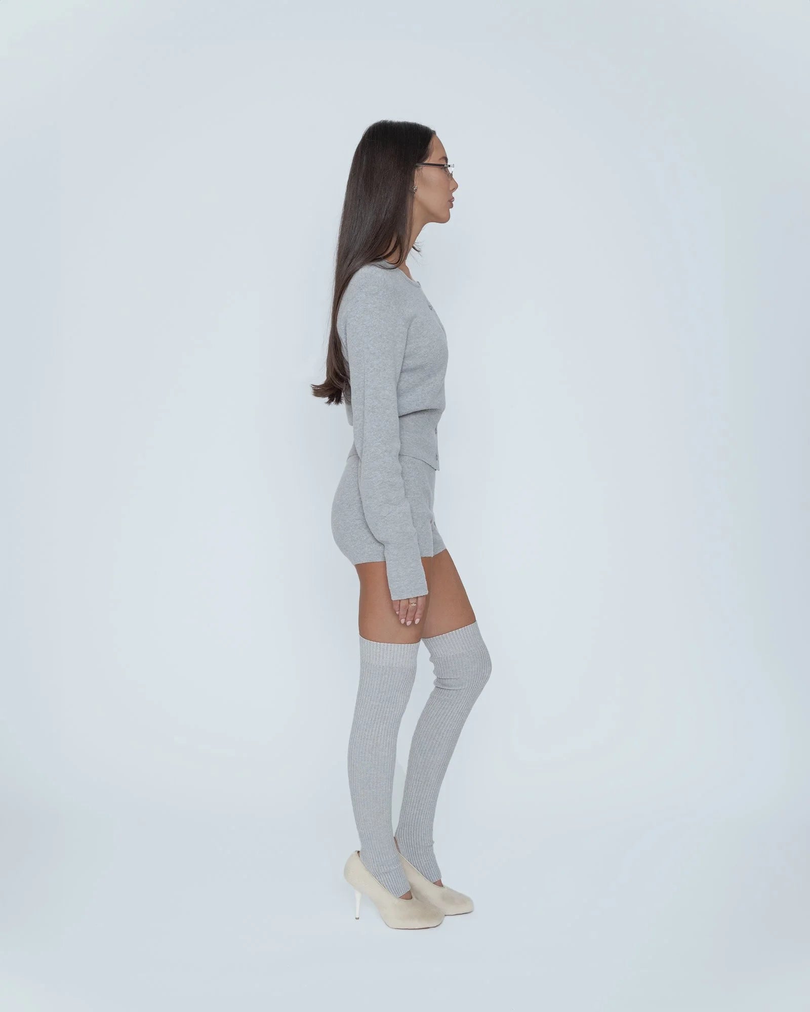 Cardigan Set - Stone