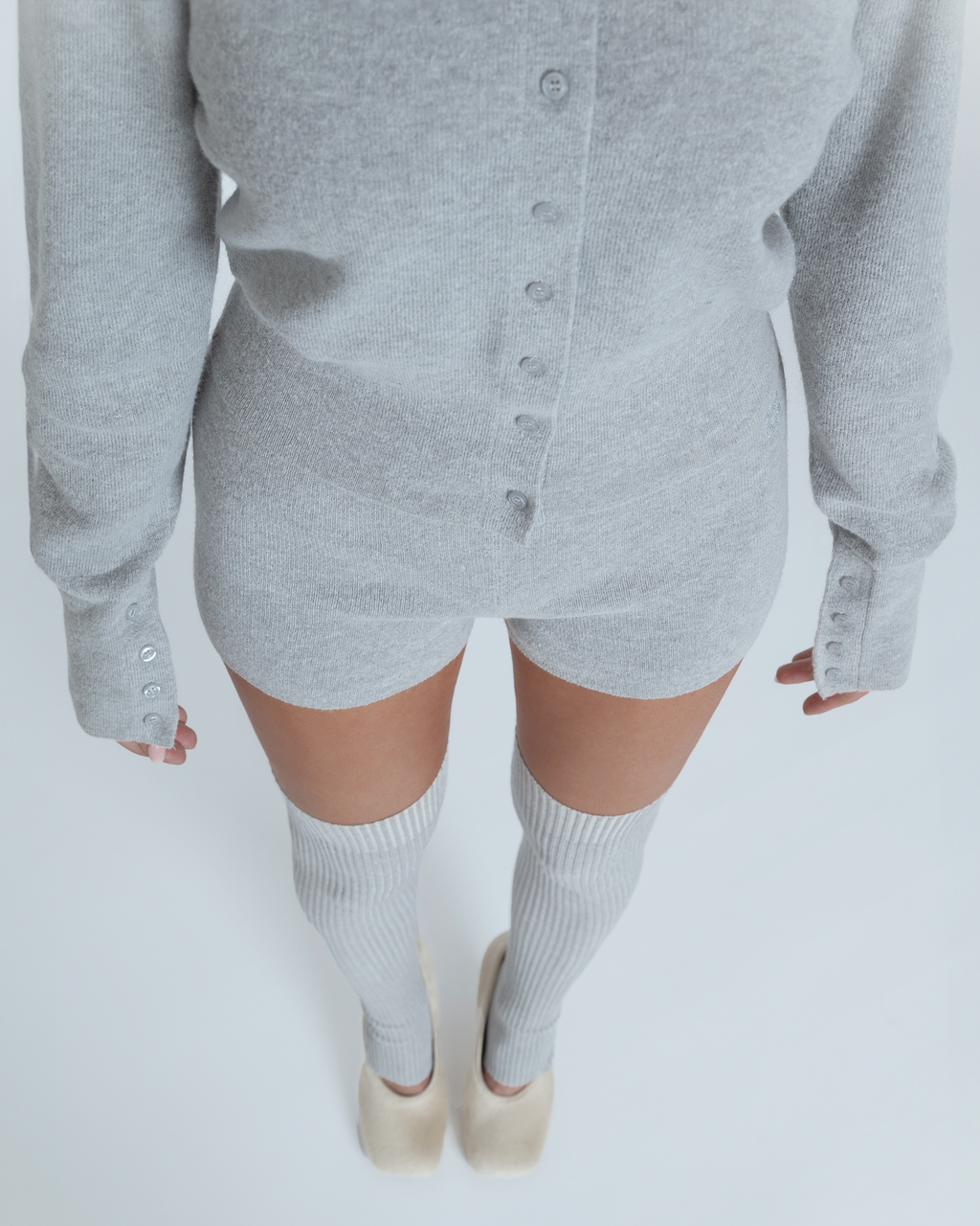 Cardigan Set - Stone